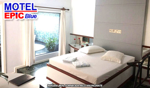 Saia da rotina! Período de 3 horas na suíte onix ou rubi no Motel EPIC Blue com hidromassagem, cadeira erótica e muitos mais, válido de segunda a segunda