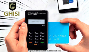 Funciona em qualquer lugar! Maquininha point mini do Mercado Pago no modelo D150, válido de segunda a sábado para retirada no local ou entrega pelo correio