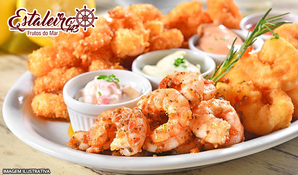 Festival de frutos do mar e rodízio de sushi! Sequência de sushi especiais e frutos do mar, no Restaurante Estaleiro, válido de terça a sábado