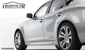 A diferença está nos detalhes! Higienização completa automotiva com lavação interna e externa + cera carnauba na HigieniCar, válido de segunda a sexta