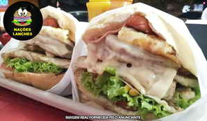 Escolha entre: X-Galinha, X-Egg, X-Calabresa, X-Burguer, X-Bacon, X-Pepino, X-Bauru ou X-Dog no Nações Lanches válido de quarta a segunda para consumo no local ou retirada