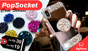 Os POPSOCKETS chegaram para facilitar a sua vida! O Popsocket é um acessório que promete mais conforto e estabilidade ao usar o seu celular