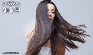 Hidratação de argila branca ou botox capilar + corte de pontas no Studio 99 Salão de Beleza no centro de Criciúma válido de terça a sábado