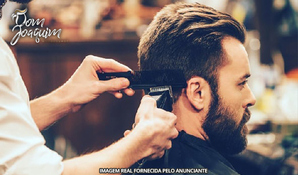 Você no estilo! Corte de cabelo na Dom Joaquim Barber, válido de terça a sábado