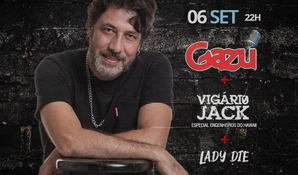 Você não pode perder! Ingresso para curtir sexta clássica com Vigário Jack, Lady Die e Gazu e Banda + 1 devassa long neck, dia 6 de setembro no Colher de Chá em Içara