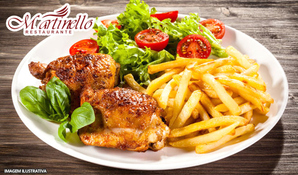 Almoço buffet livre com carnes, pratos quentes, saladas e sobremesas no Restaurante Martinello, válido de segunda a sábado