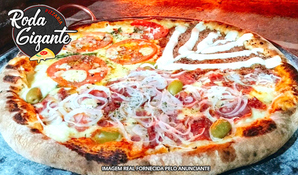 Praia do Rosa/Imbituba: Rodízio de pizzas salgadas e doces com mais de 40 opções na Pizzaria Roda Gigante com forno a lenha, válido de segunda a segunda