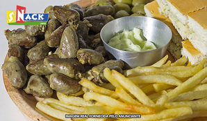 Porção de coração, frango, calabresa ou alcatra + acompanhamentos para 2 pessoas no Snack Lanches, válido de terça a domingo para consumo no local