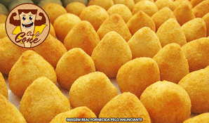Festa garantida! 100 mini coxinhas + refrigerante 2l na Cia do Cone, válido de segunda a sexta para consumo ou retirada no local