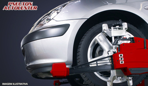 Vai viajar? Geometria computadorizada, balanceamento e rodízio de pneus com check up de suspensão, escapamento e freios na Pneuton Autocenter