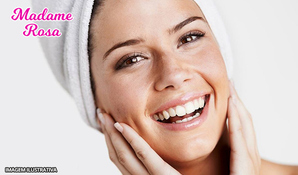 Limpeza de pele profunda com extração de cravos e espinha + peeling ultrassônico + drenagem linfática facial na Madame Rosa no centro de Criciúma no Bortoluzzi Center, válido de segunda a quinta
