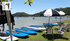 Lagoa da Conceição - Florianópolis - SC: Remada de stand-up paddle (prancha a remo) 1 hora para 1 pessoa no Floripa Sup Club