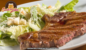 Almoço buffet livre de carnes, saladas, massas, risotos e sobremesas, na Choperia Santo Boteco no Nações Shopping, válido de segunda a sexta