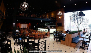 Almoço buffet livre de carnes, saladas, massas, risotos e sobremesas, na Choperia Santo Boteco no Nações Shopping, válido de segunda a sexta
