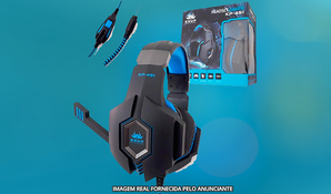 SA ELETRÔNICOS E SMARTPHONE: headset gamer PS4/Xbox entrada P3 para pc ou celular, válido de segunda a sábado