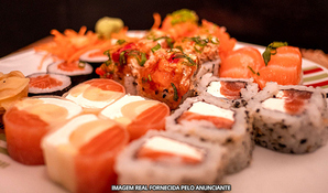 ODA SUSHI DELIVERY: combo de combinado de sushi com 20 peças, válido de terça a domingo para retirada no local ou tele-entrega*