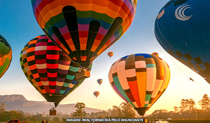 CANYONS E BALÕES ADVENTURE GROUP: voo de balão exclusivo para 2 pessoas em até 18 vezes no cartão* em Praia Grande - SC