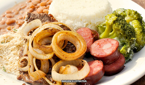 PAPO'S E TRAGO'S: almoço buffet livre com pratos quentes, carnes e saladas no centro de Cocal do Sul - SC