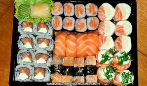SUSHI HOUSE TANOSHII: combos com combinado de 32 peças ou 34 peças de sushi em Araranguá - SC a partir de R$ 45,00