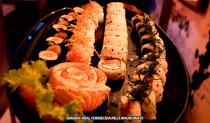MUMBAY PIZZA & SUSHI: combinado de sushi com 46, 68 ou 100 peças