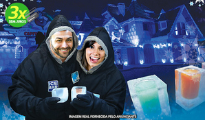 ICE BAR MUNDO GELADO DO CAPITÃO: ingresso infantil, adulto ou idoso com direito a 2 drinks