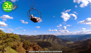 ECOPARQUE ITATI: balanço ao infinito ou sky bike ou combo all adventure