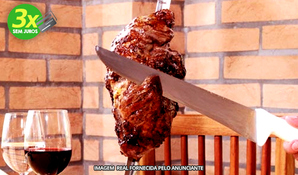 CHURRASCARIA TRADIÇÃO CAMPEIRA: almoço buffet livre com churrasco, saladas, pratos quentes e sobremesas