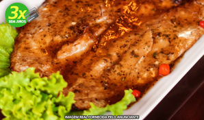 RESTAURANTE BOIÃO: peixe assado (tainha ou anchova) com acompanhamentos para 1 ou 2 pessoas