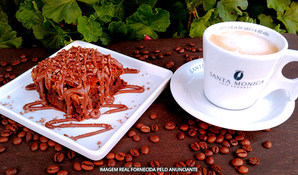 CAFETERIA DOLCE LATTE: chocolates quentes, café mocha, brownie ou gran sanduiche de brownie