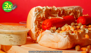 THE BEST DOGUERIA GOURMET: 2 hot dogs salgados prensados OU combo de 2 hot dogs prensados com 1 salgado e 1 doce