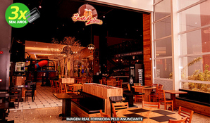 SANTO BOTECO CHOPERIA: almoço buffet livre com pratos quentes de massas, risotos, carnes, saladas e sobremesas em anexo ao Nações Shopping