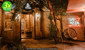 FORNO A LENHA RISTORANTE E PIZZARIA: rodízio de pizzas salgadas e doces (forno a lenha) e sequência de massas, risotos, nhoque, frango e coração grelhados
