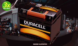 MEPPEL AUTO CENTER: bateria Duracell automotiva 45 ou 60 amperes