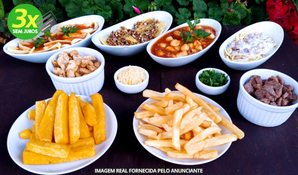BISTROT 360º CAFÉ E RESTOBAR: sequência de massas tradicionais com grelhados e acompanhamentos