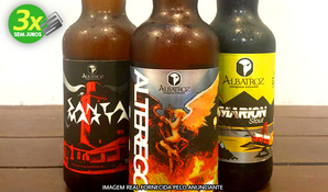 CERVEJARIA ALBATROZ: 3 garrafas de cervejas especiais com 500ml cada