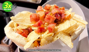 VISUAL LANCHES: x-ruffles para consumo no local ou retirada no balcão