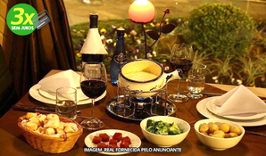 MAXIMILIA FONDUE: sequência de fondue completa na pedra no centro de Gramado
