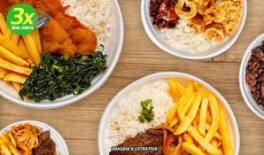 POINT 37: combo com 10 marmitas médias para retirar no balcão, válido de segunda a sexta
